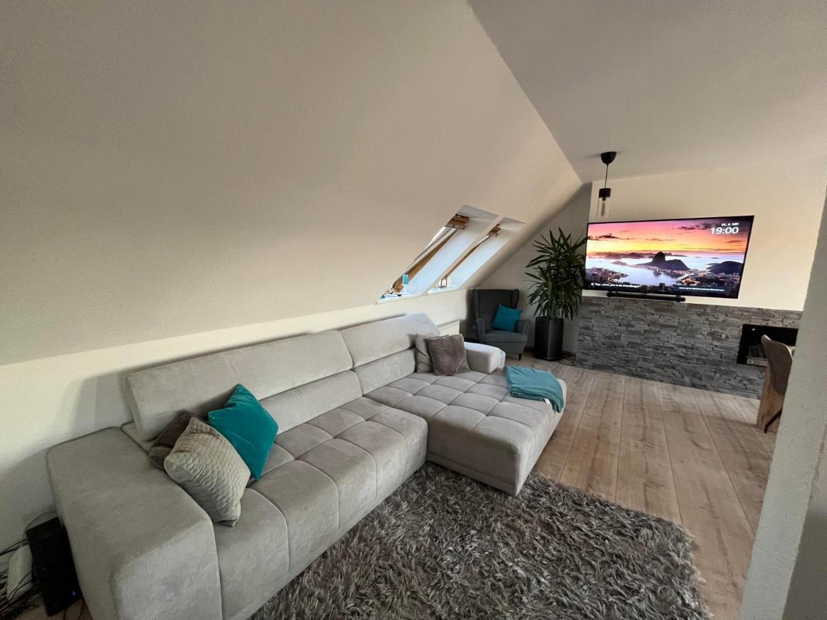 105 Qm Neues Klimatisiertes Appartment Fuer Familien Privater Parkplatz Chemnitz Esterno foto
